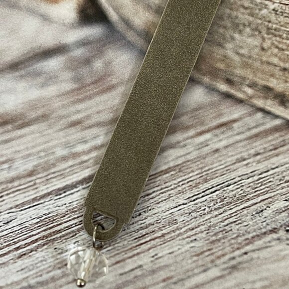 ARTISAN CRAFTED "Live in the Moment" Necklacle with Titanium Chain: NWOT! - Picture 8 of 8